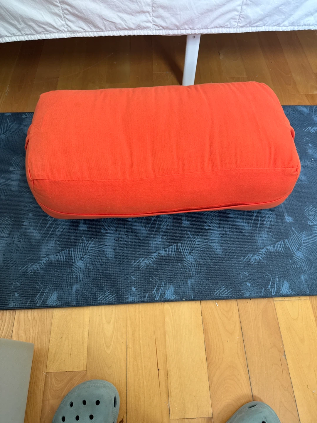Bright Orange Rectangular Yoga Bolster - photo 2