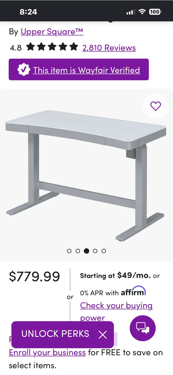 Upper Square Babin Adjustable Standing Desk
