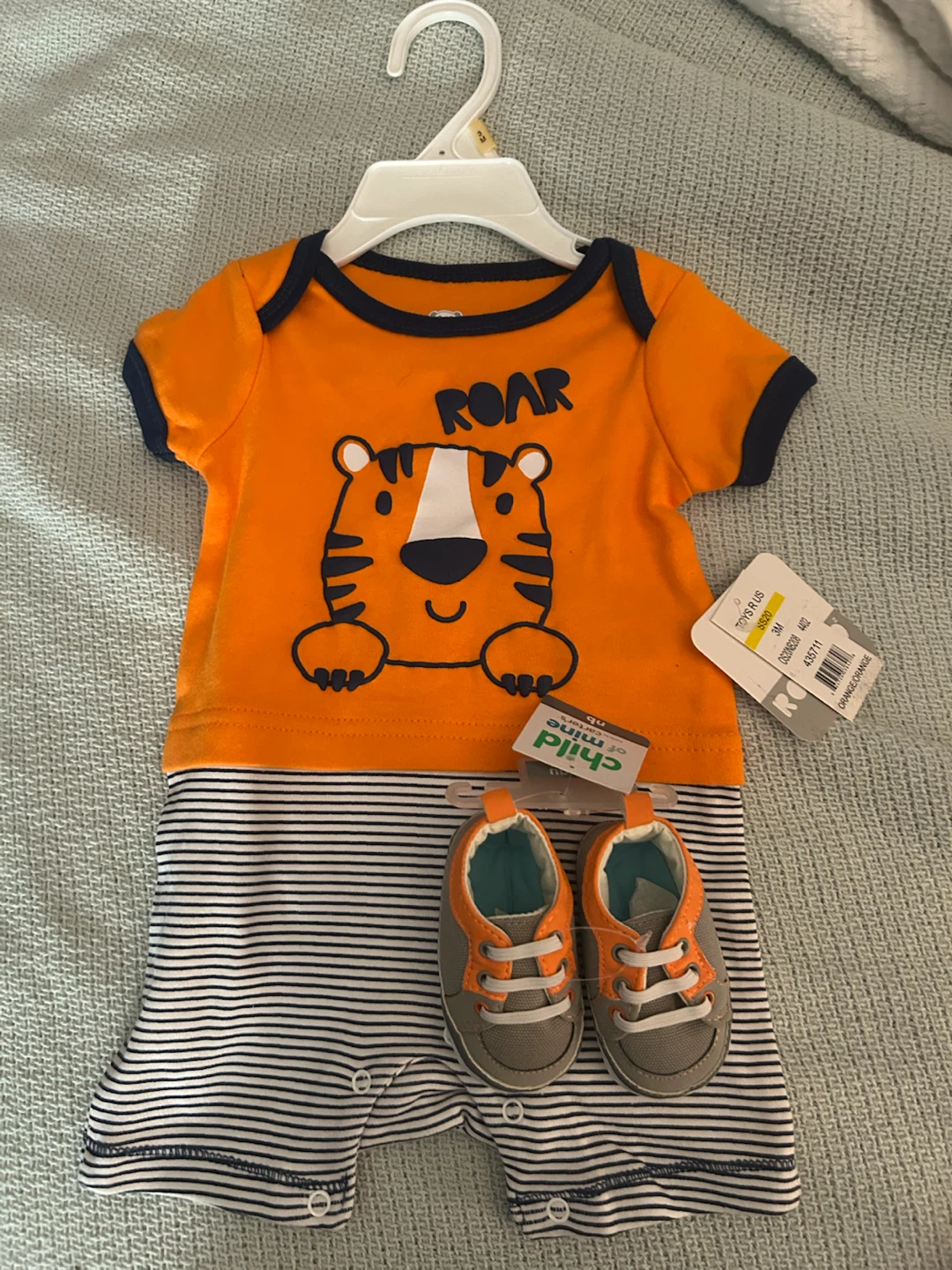 Carter's Baby Romper and Shoes - 3M