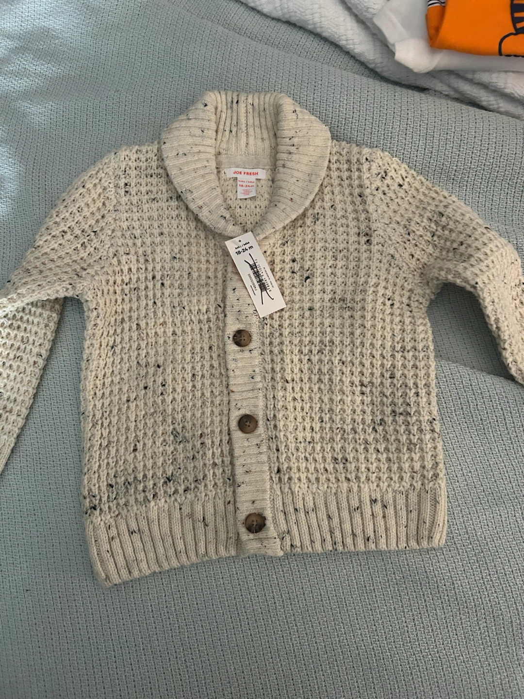 Joe Fresh Knit Cardigan 18-24m + leggings