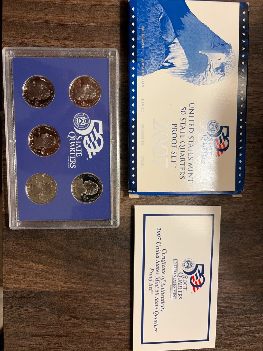 2007 US Mint 50 State Quarters Proof Set - photo 3