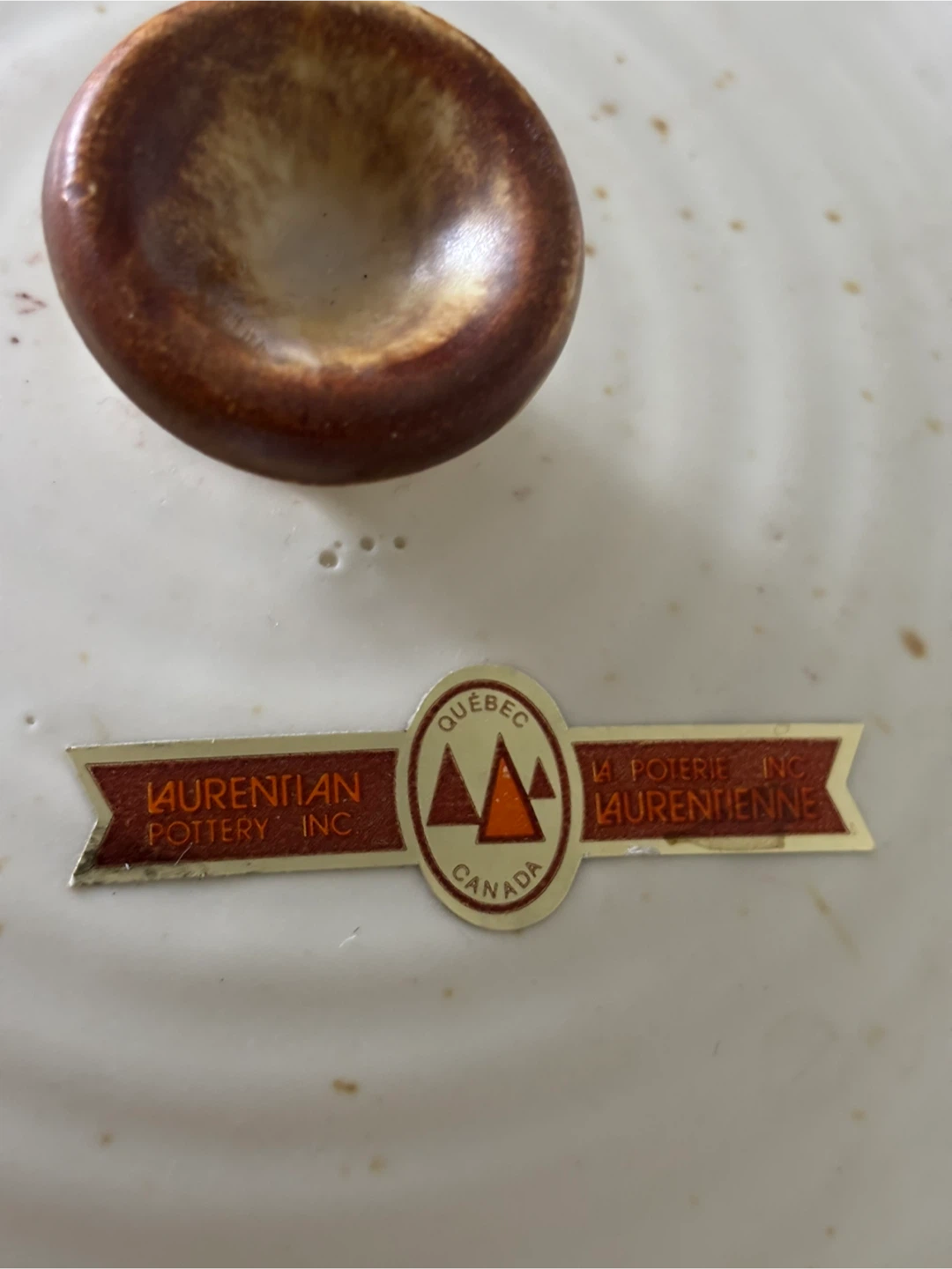 Vintage Laurentian Pottery Soup Tureen with Ladle - photo 2