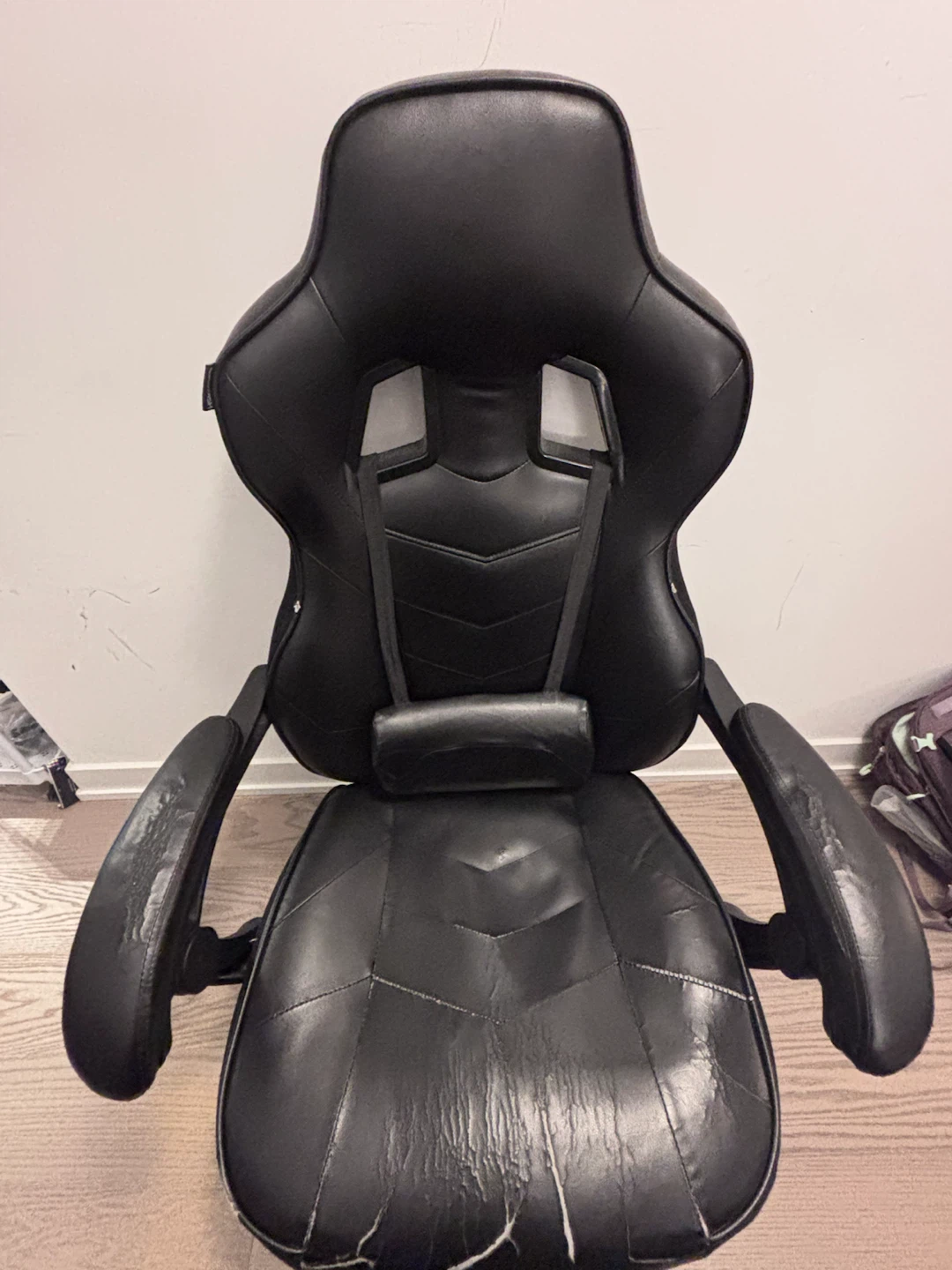 Black Gaming Chair with Footrest (open to offers)
