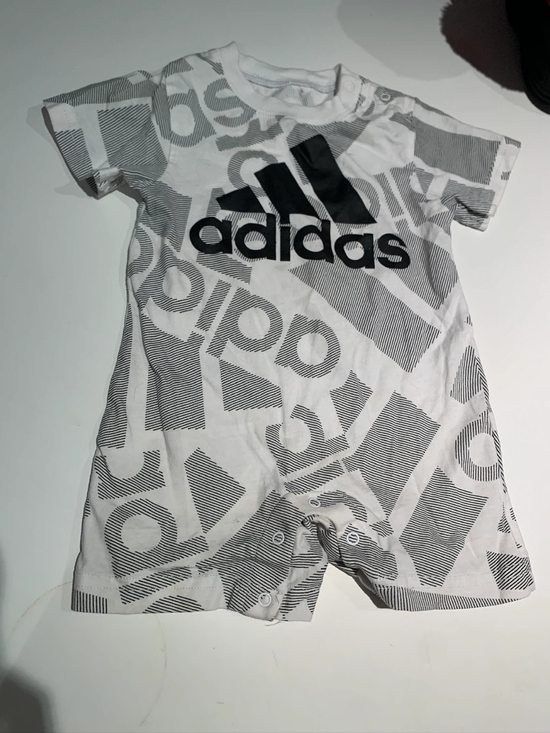 4/$10 - Adidas Infant Romper 12M 100% cotton