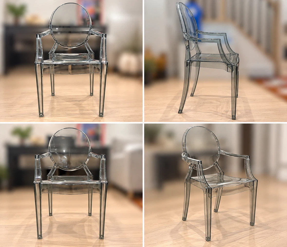 Ghost Chair - Crystal Grey