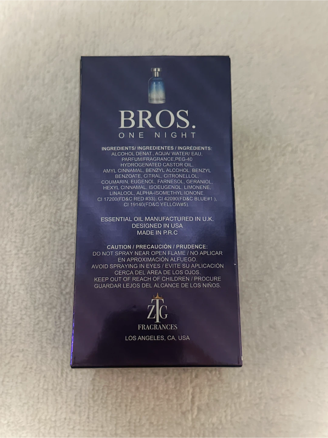 BROS One Night Obscure EDP 100ml for Men – Brand New - photo 2