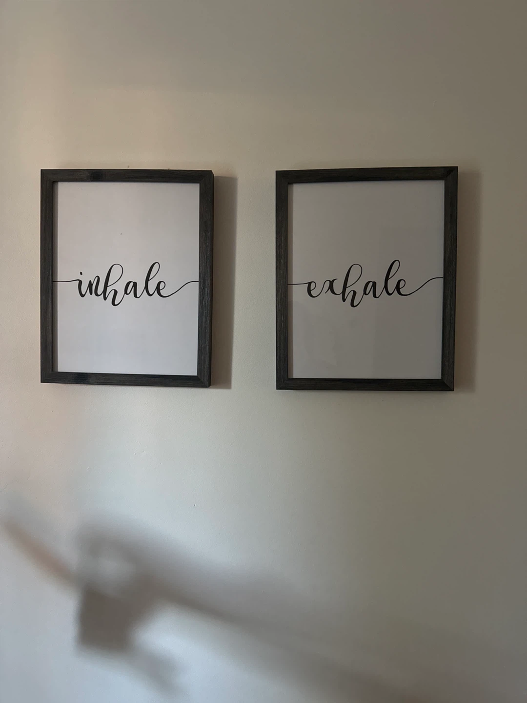 Inhale Exhale Wall Art Set