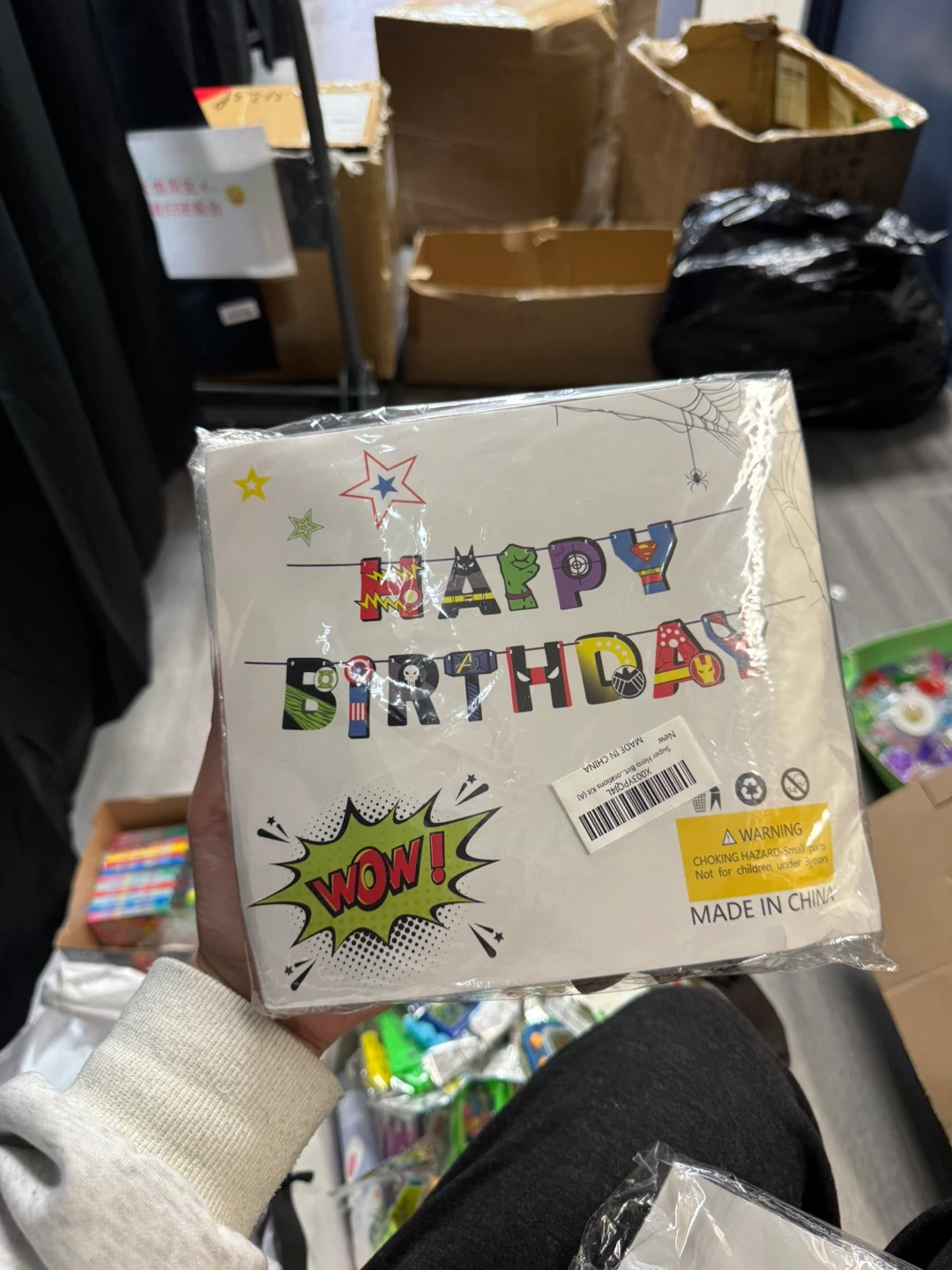 Superhero Themed Birthday Party Decorations Kit