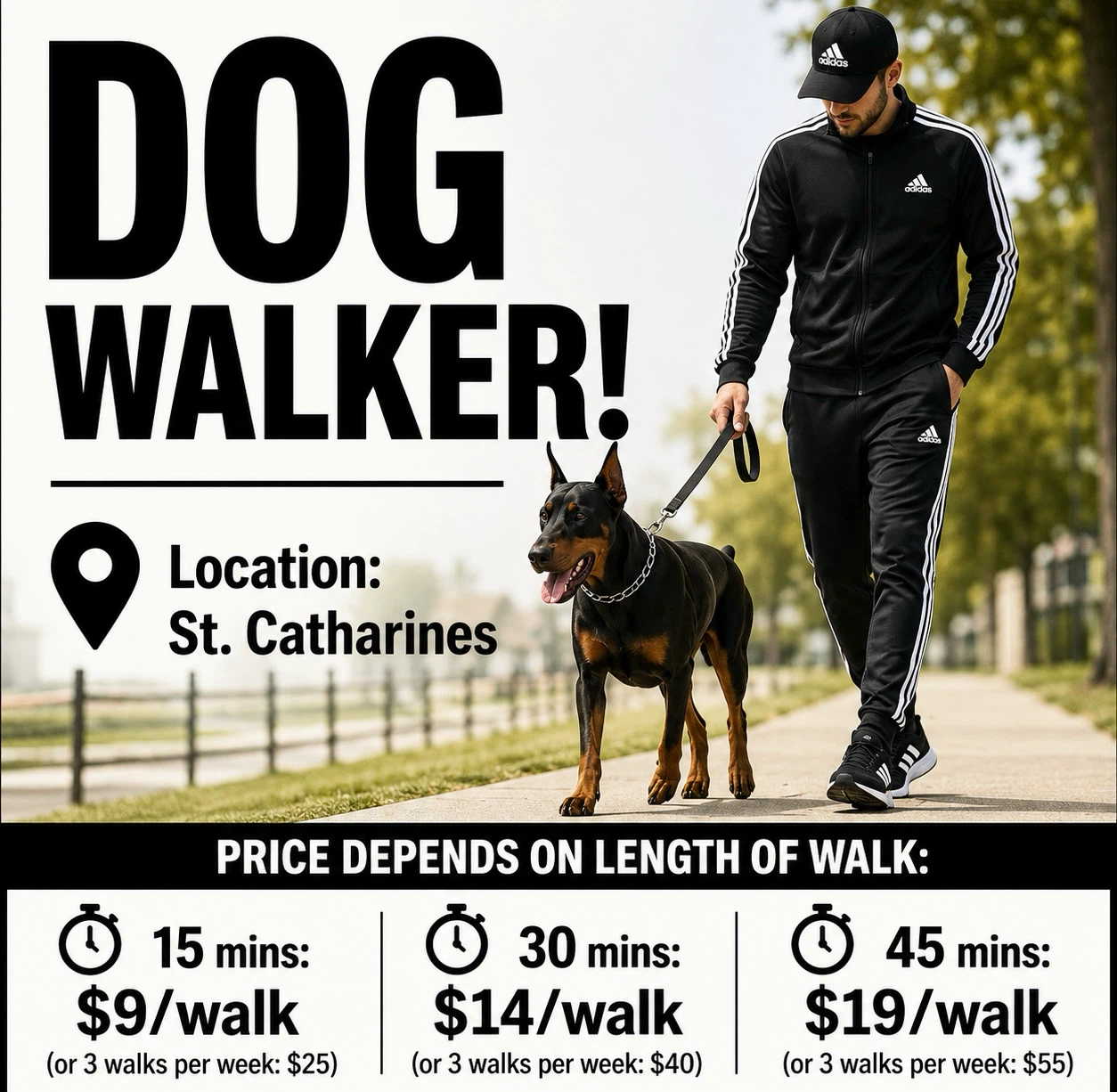 LOCAL CANADIAN DOG WALKER