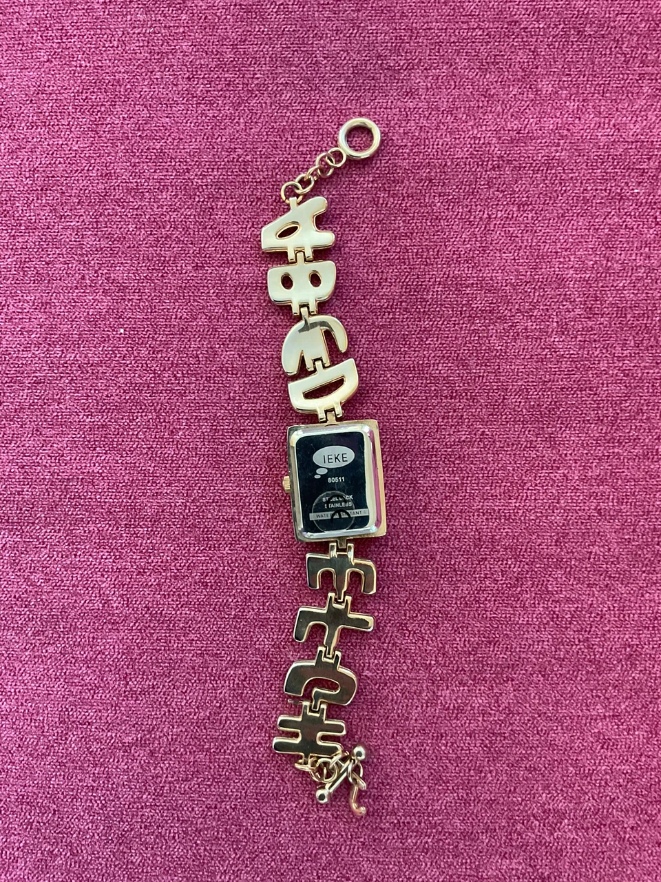IEKE Quartz Alphabet Charm Watch - photo 3
