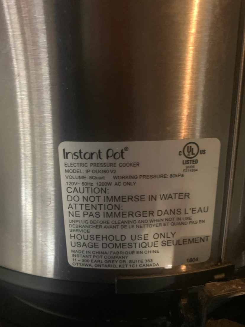 Instant Pot IP-DUO80 V2 8 Quart Electric Pressure Cooker - photo 3