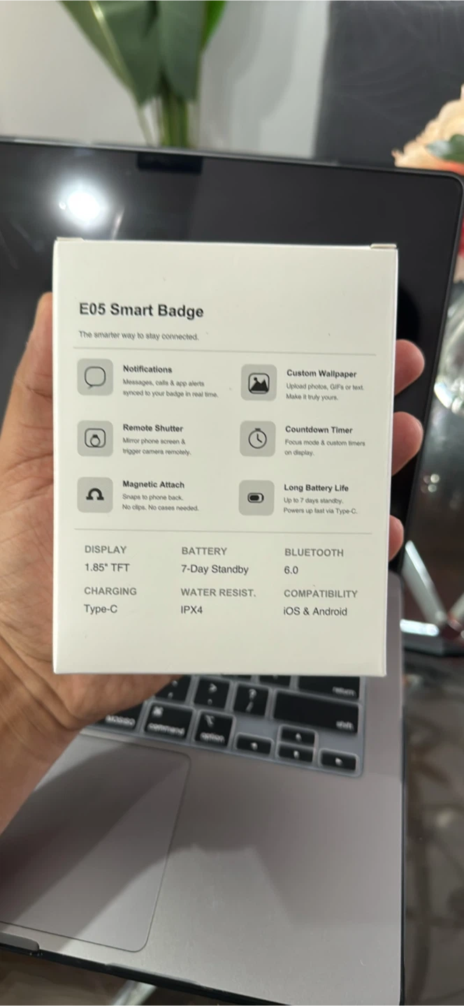 E05 Smart Badge Digital Display - photo 5