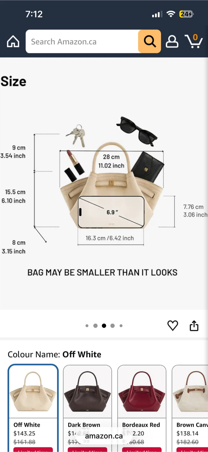 JW PEI Women’s Hana Mini Faux Suede Tote Bag (off white - photo 2