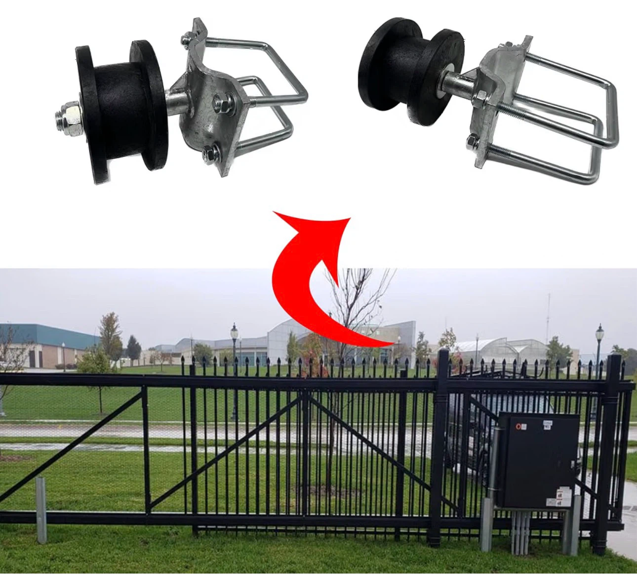 Solar Crows Nylon Sliding Cantilever Gate Roller - photo 4
