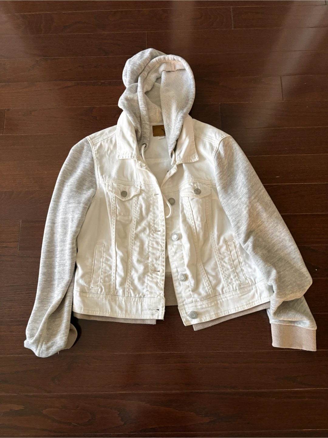 American Eagle Denim Hoodie Jacket