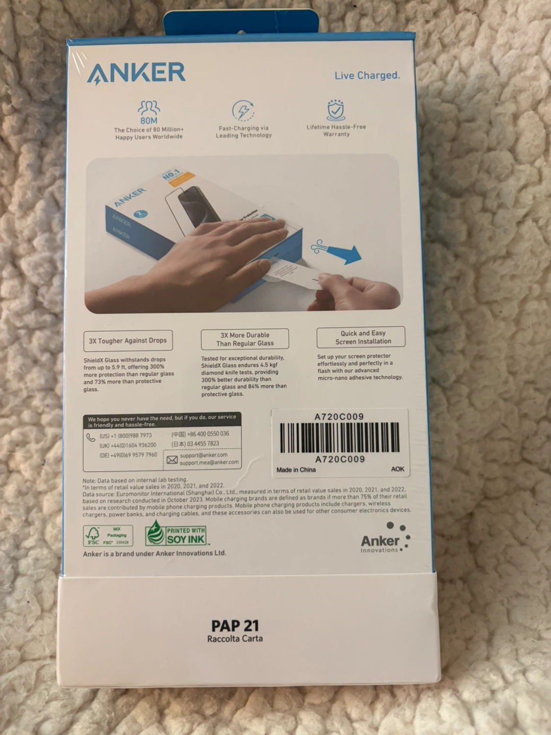 Anker ShieldX Glass Screen Protector for iPhone 16 (2-Pack) - photo 4