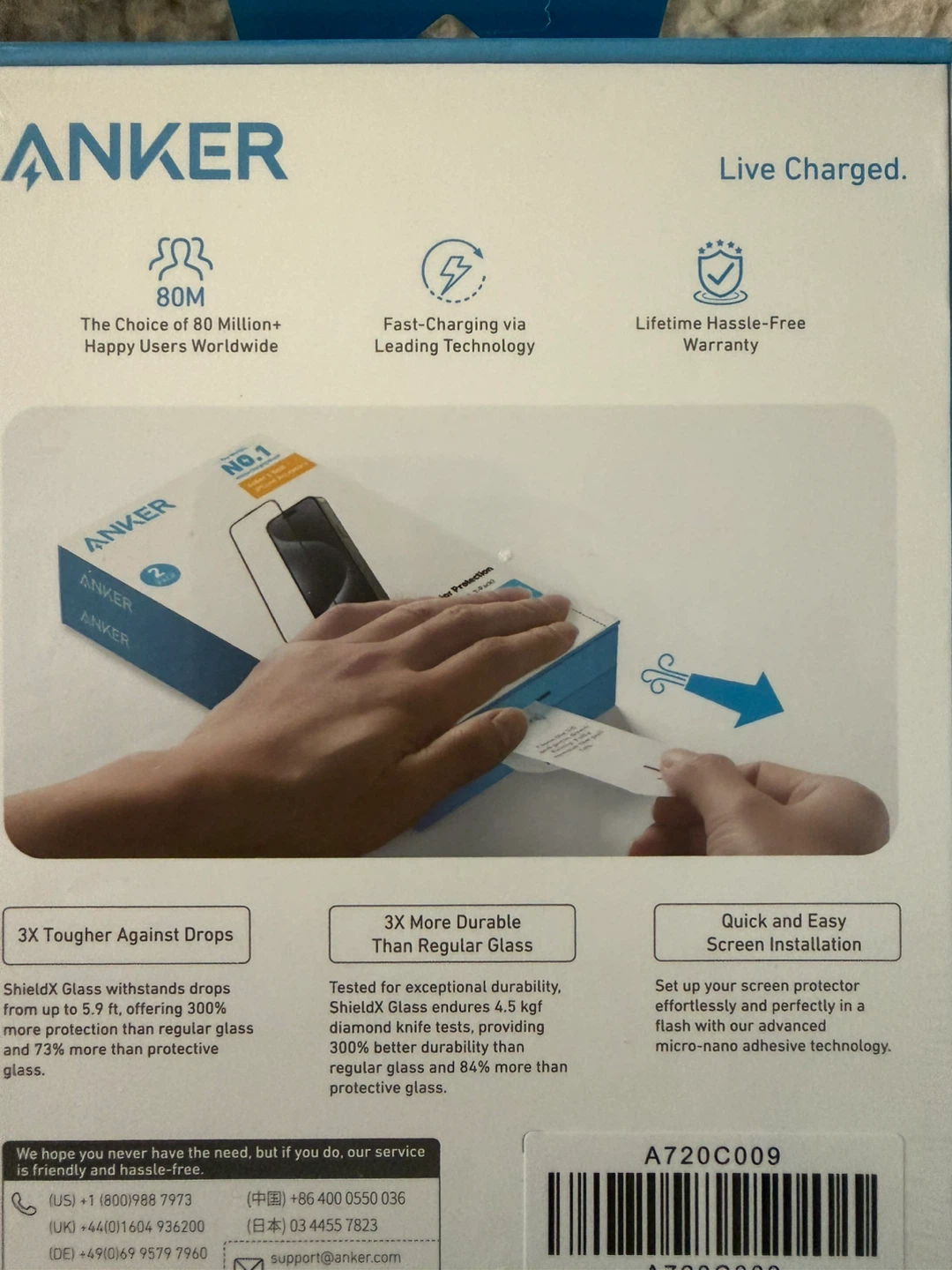 Anker ShieldX Glass Screen Protector for iPhone 16 (2-Pack) - photo 5