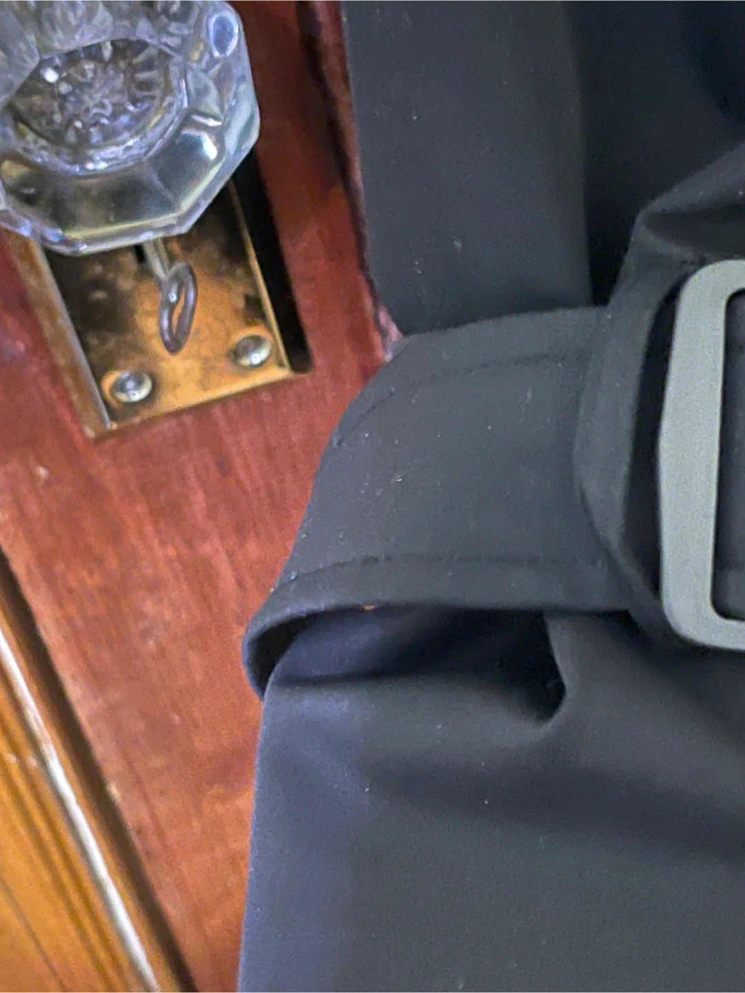 London Fog Black Trench Coat Large - photo 3