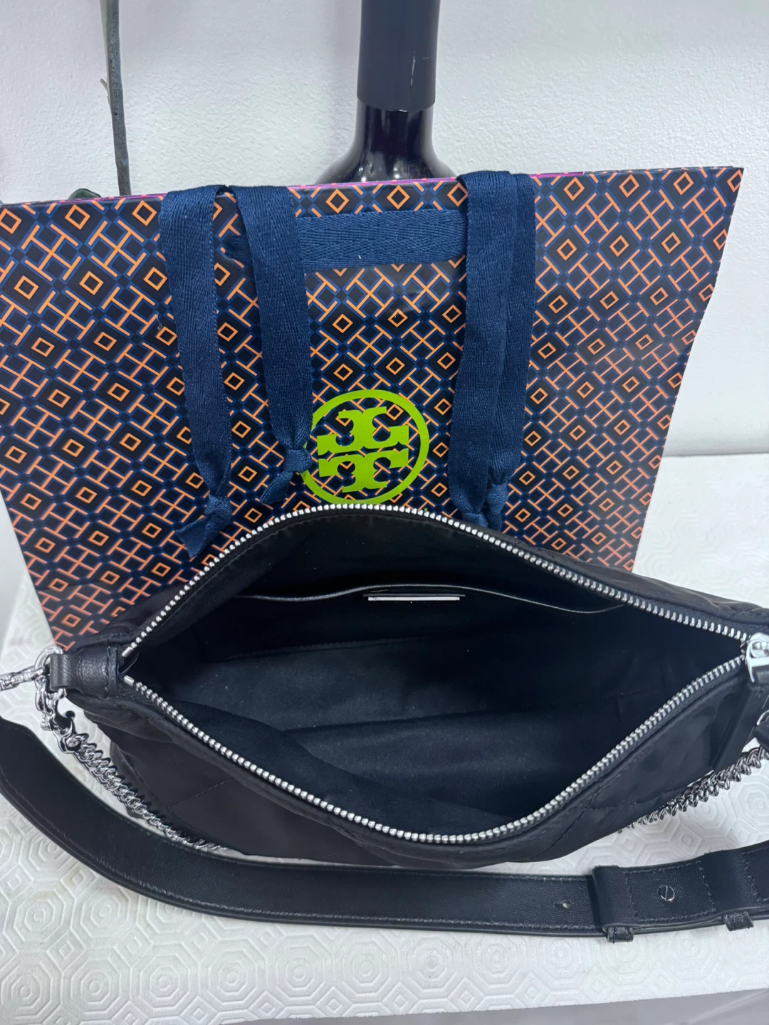 Tory Burch Quilted Nylon Shoulder Bag - photo 4