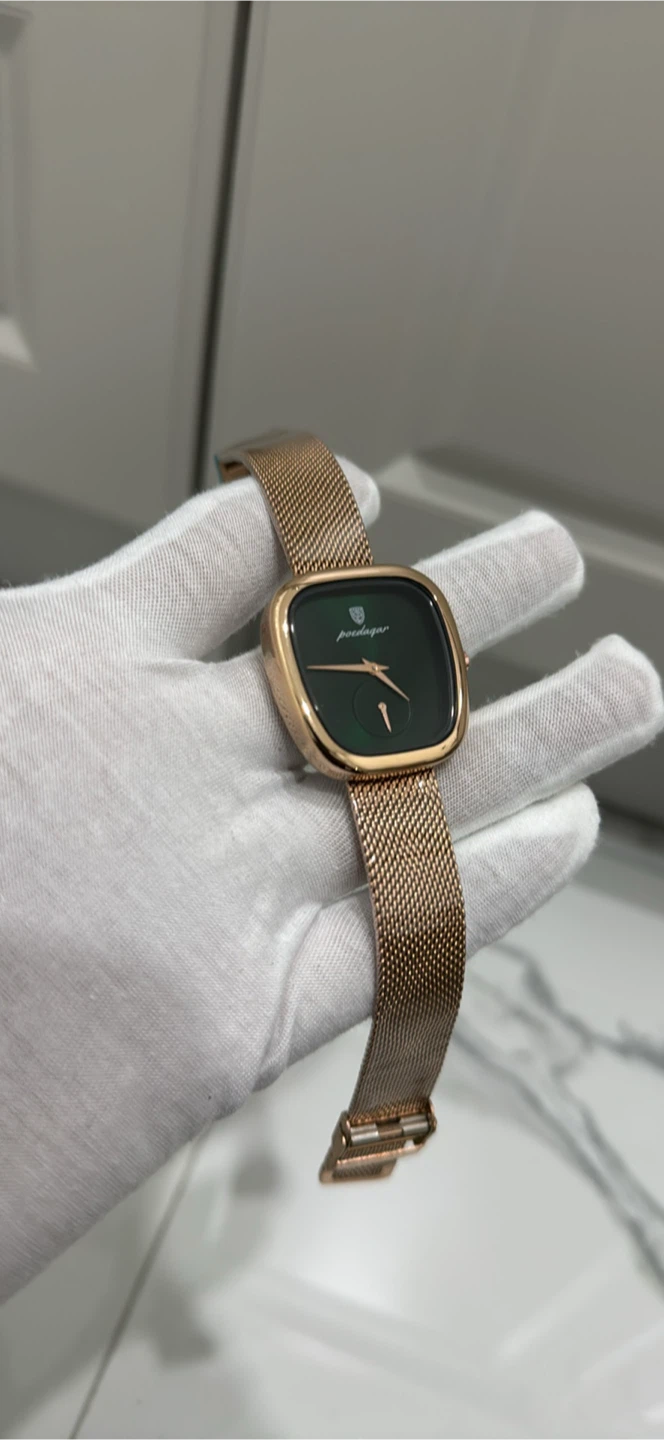 Poedagar Mesh Strap Wristwatch