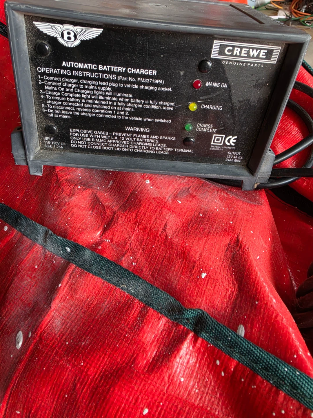 Bentley Crewe Automatic Battery Charger