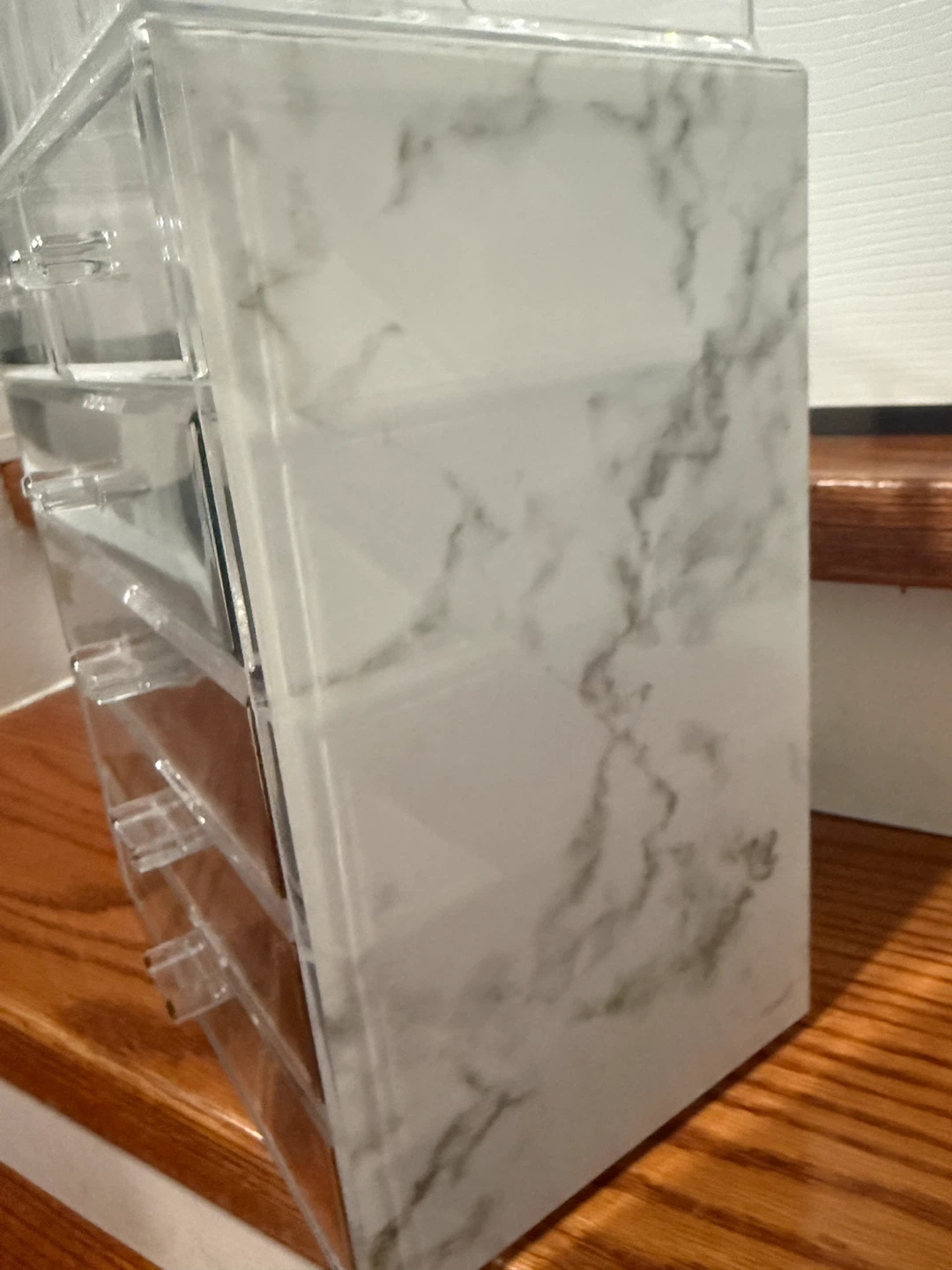 Clear Acrylic Makeup Organizer with Drawers - photo 2