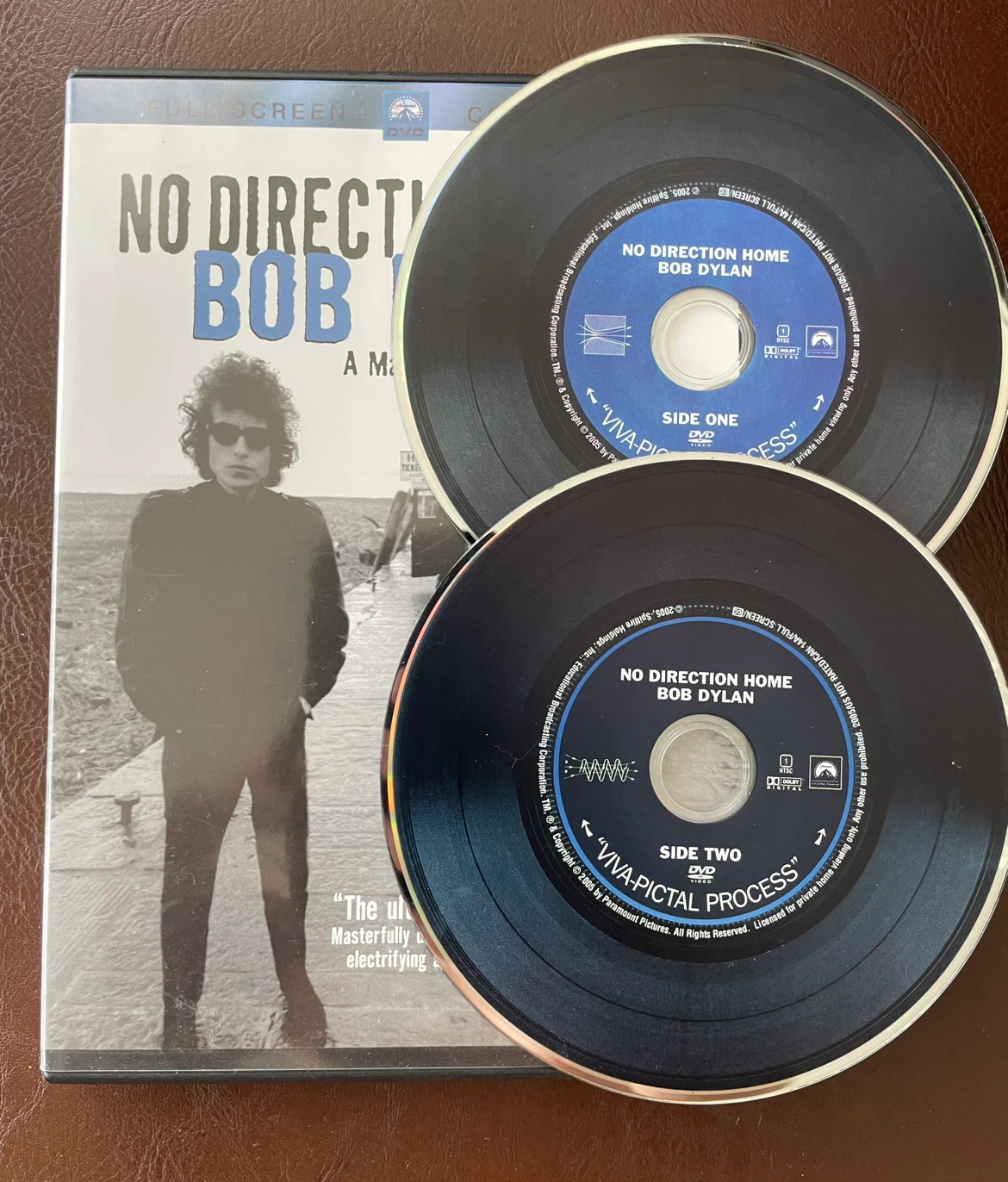 Bob Dylan No Direction Home 2 DVD Set.