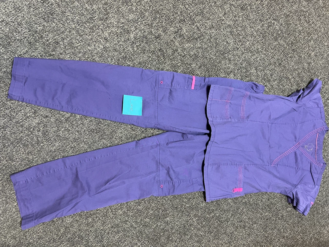 Assorted Size Large Medical Scrub Tops and Pants - photo 5