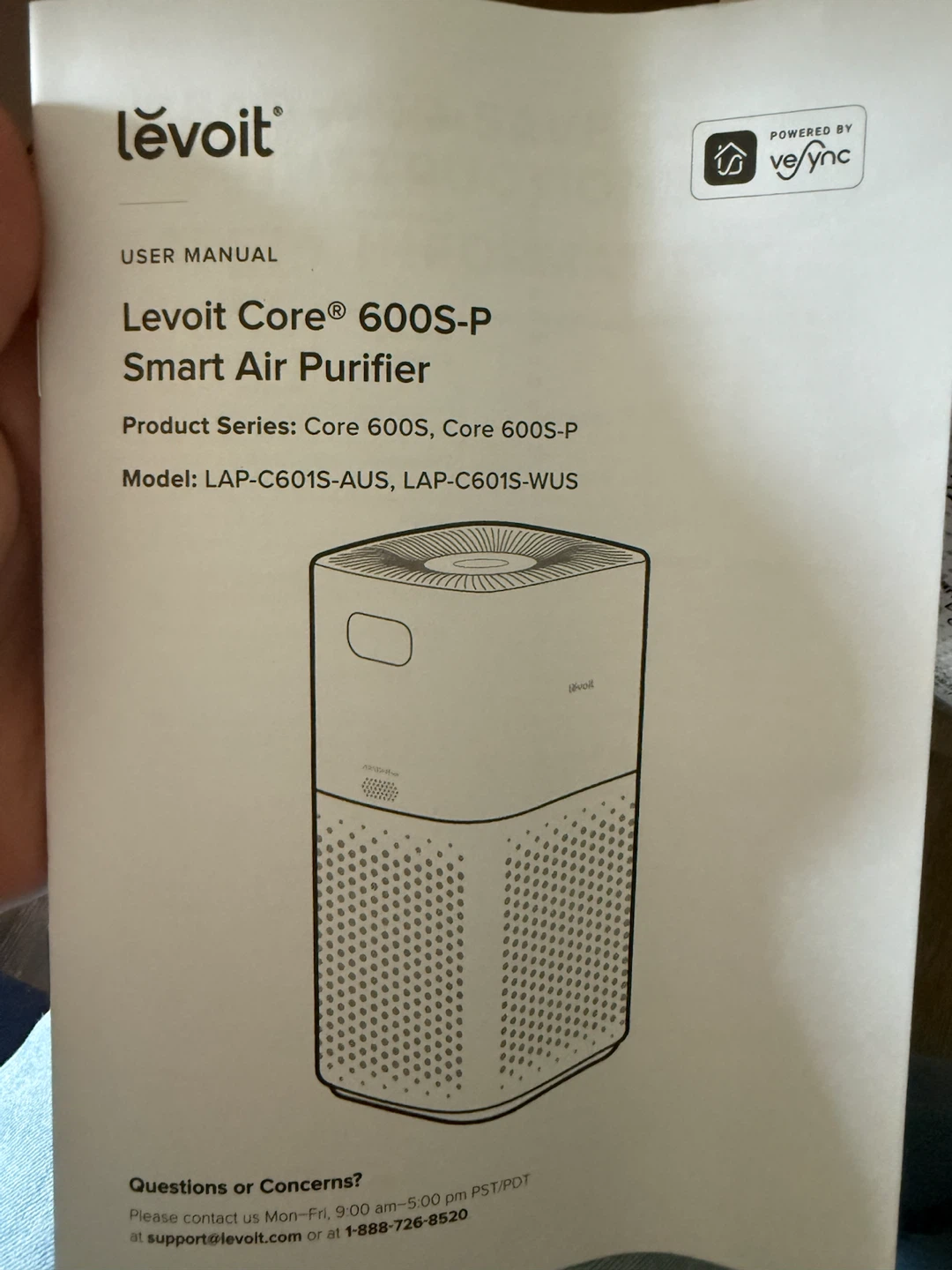 Levoit Core 600S-P Smart Air Purifier