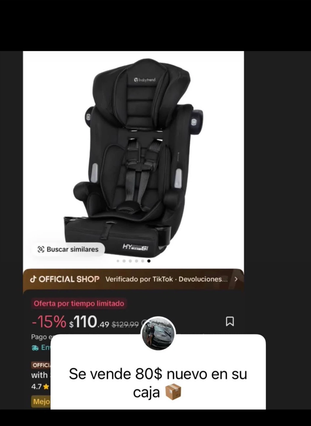 Baby Trend Hybrid 3-in-1 Booster Car Seat