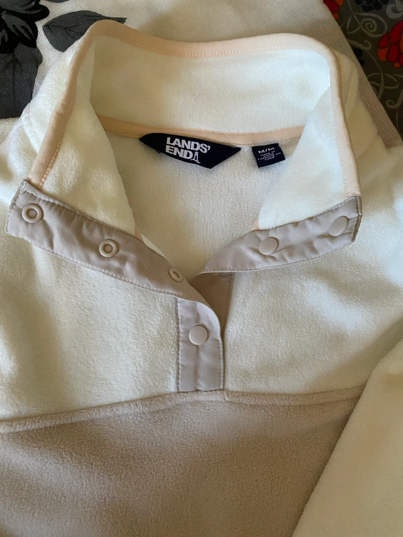 Lands' End Snap-Front Fleece Pullover - photo 3