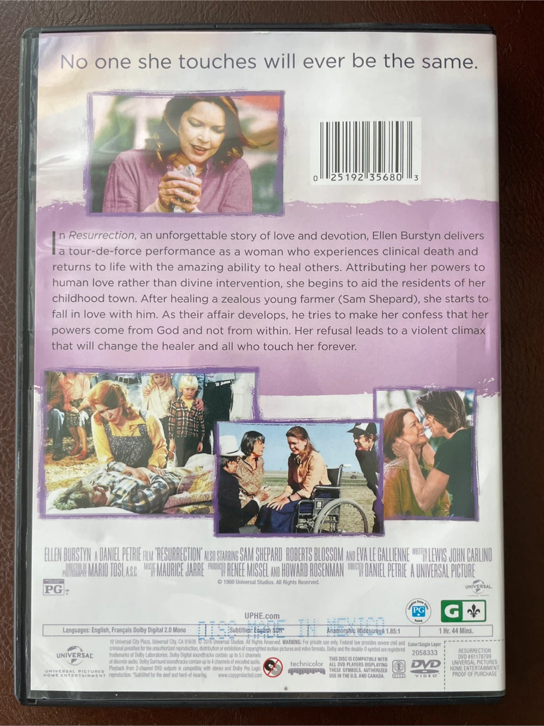 Resurrection Dvd, Ellen Burstyn *OOP - photo 2