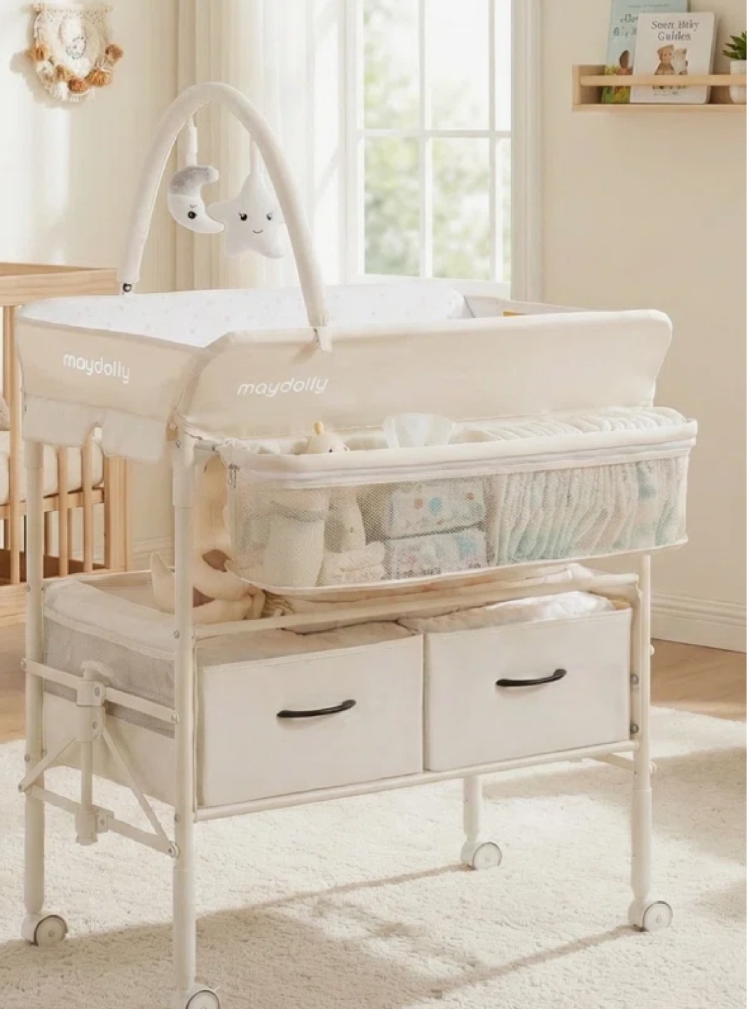 White portable Changing Table - photo 3