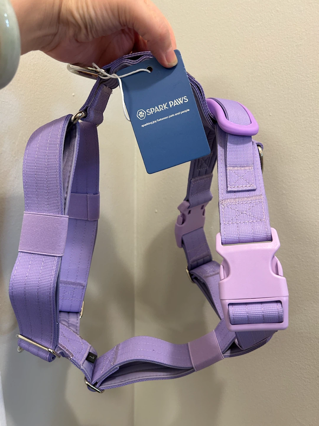 Spark Paws Comfort Control No-Pull Dog Harness - Lilac / Purple - photo 3