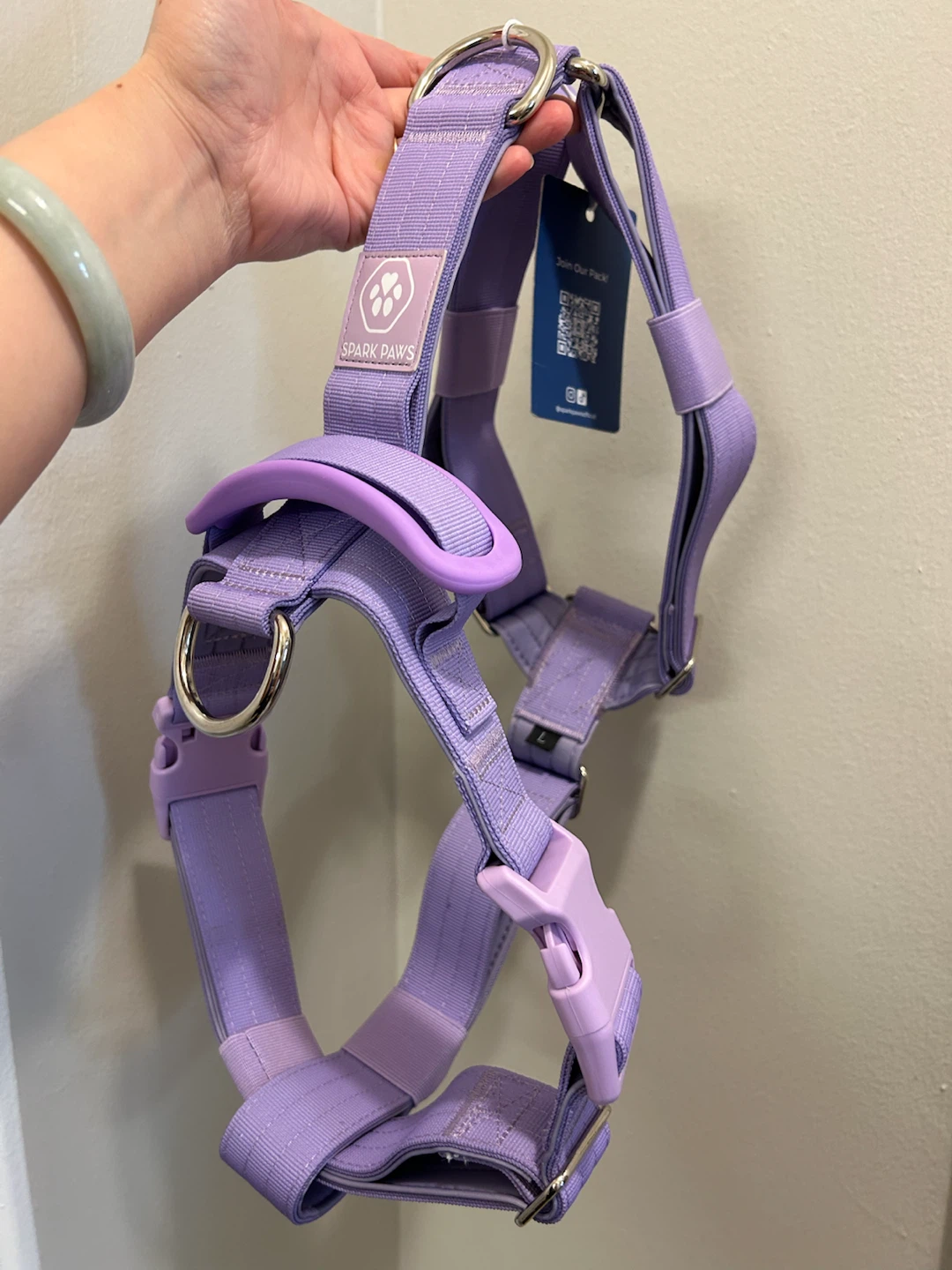 Spark Paws Comfort Control No-Pull Dog Harness - Lilac / Purple - photo 4