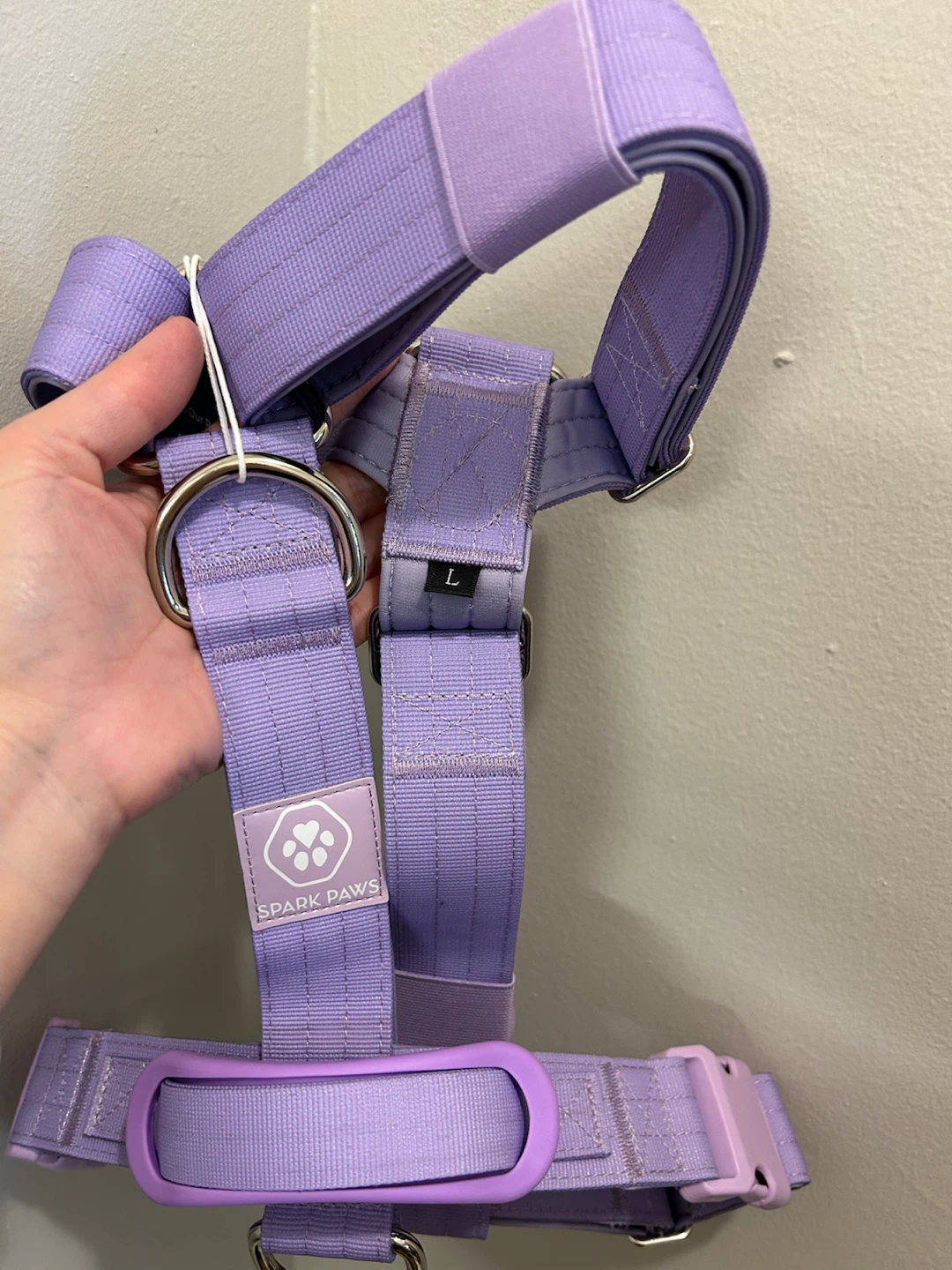 Spark Paws Comfort Control No-Pull Dog Harness - Lilac / Purple - photo 5