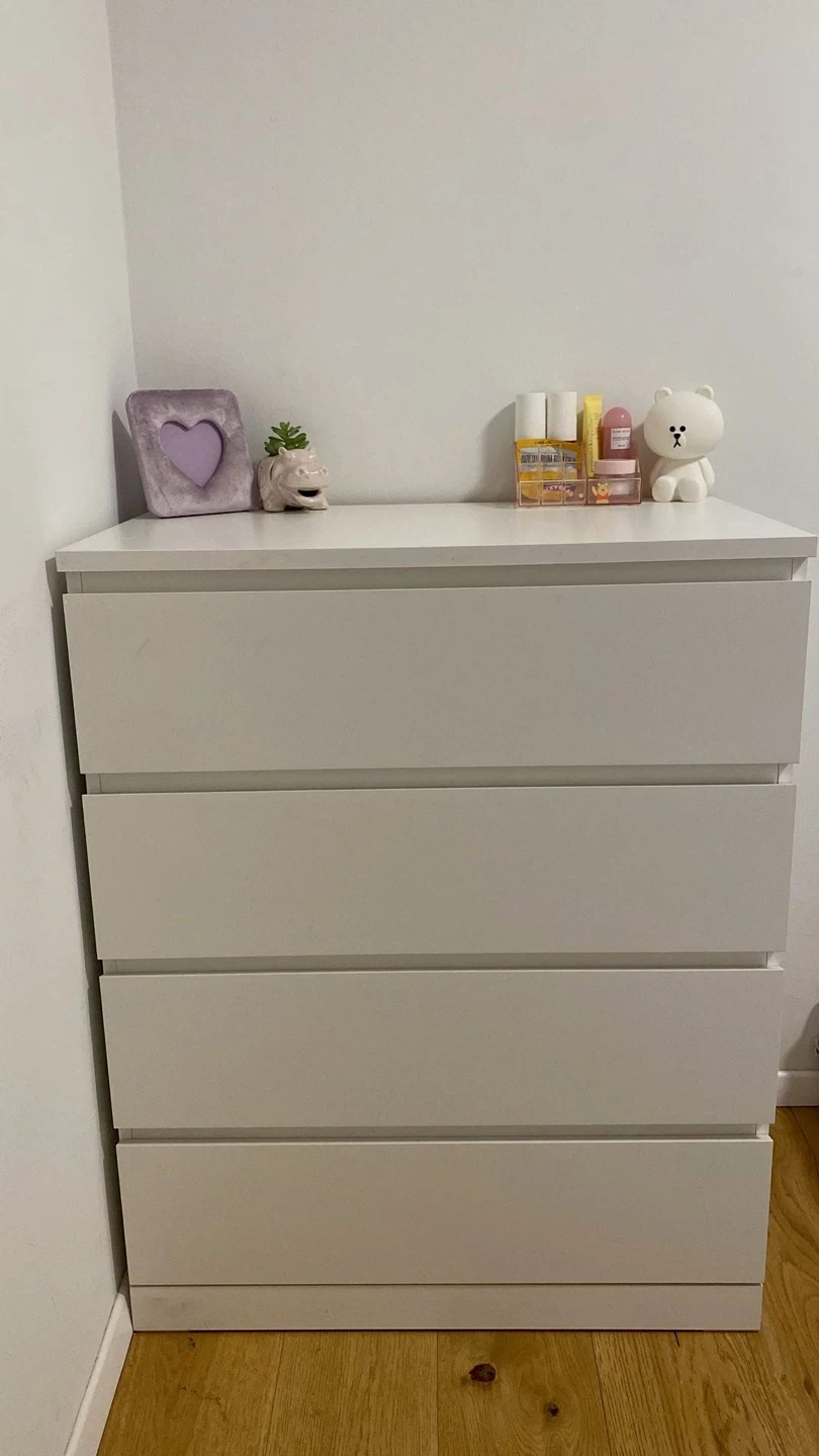IKEA MALM Drawer Chest White