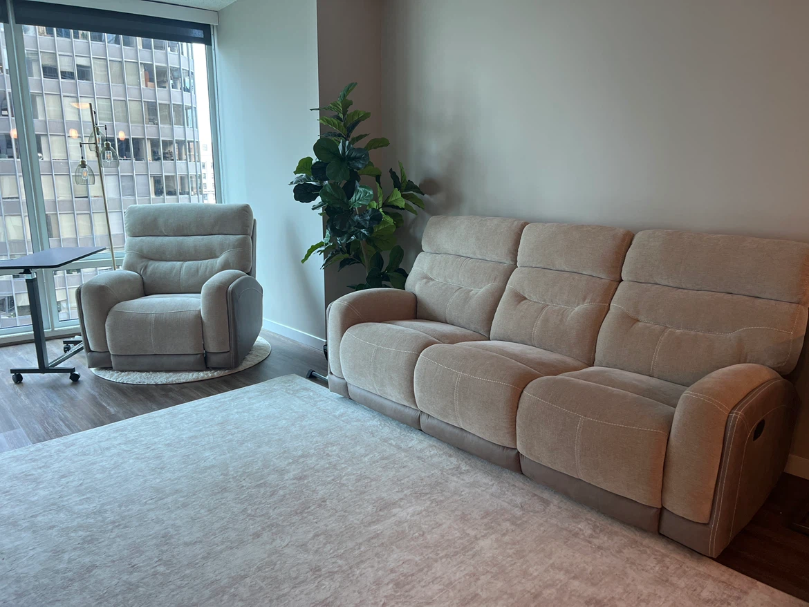 *Like New* Reclining couches and chair - photo 2
