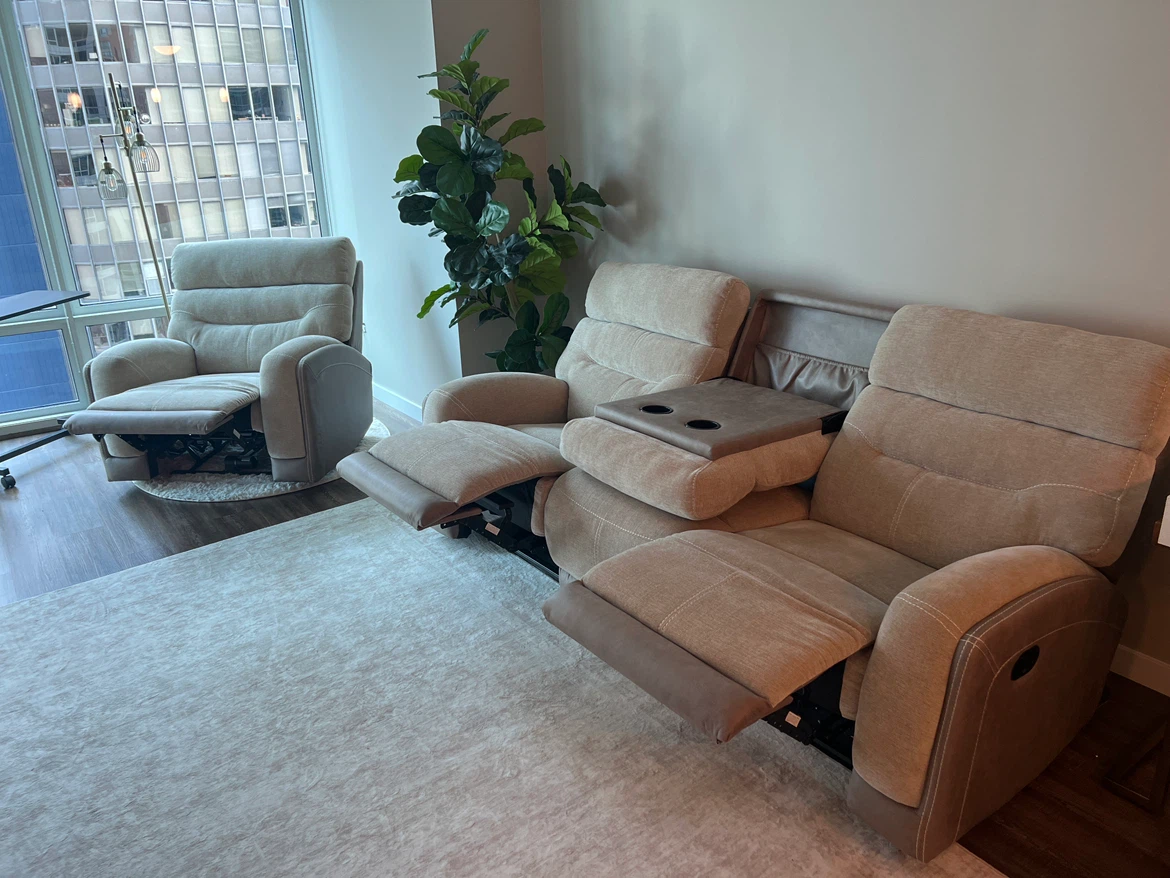 *Like New* Reclining couches and chair