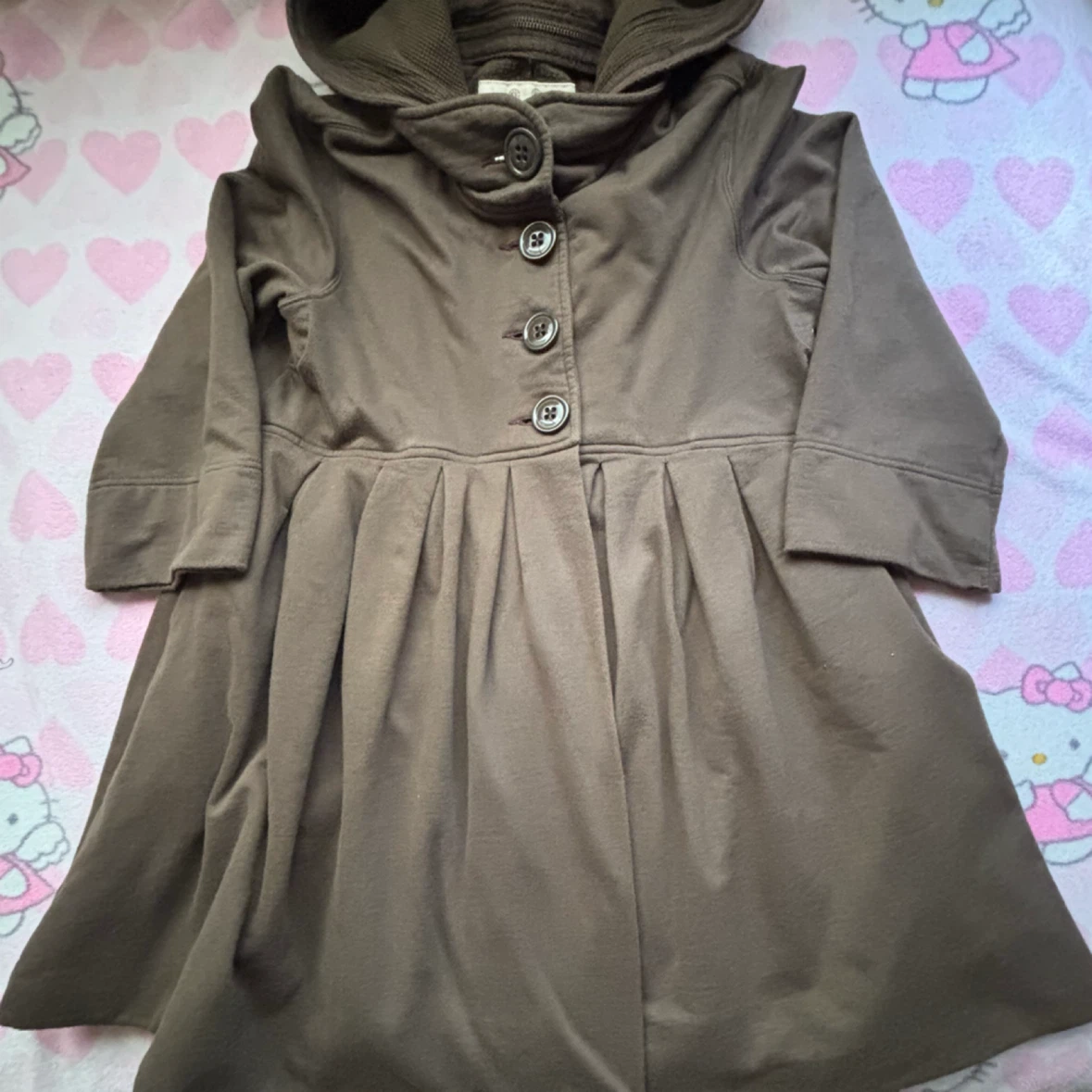 Free People - Olive Hooded Jacket - *Size Women Large* - photo 2