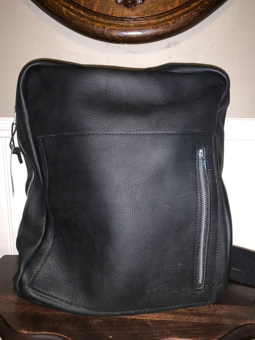 Marnie & Michael Black Leather Backpack - photo 4