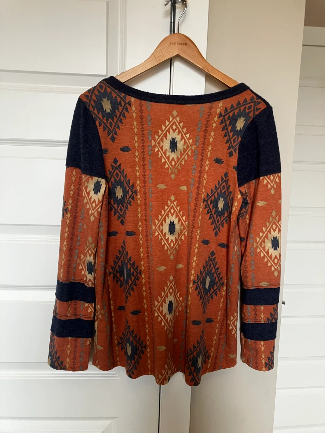 Long Sleeve Western Top - Size L - photo 2