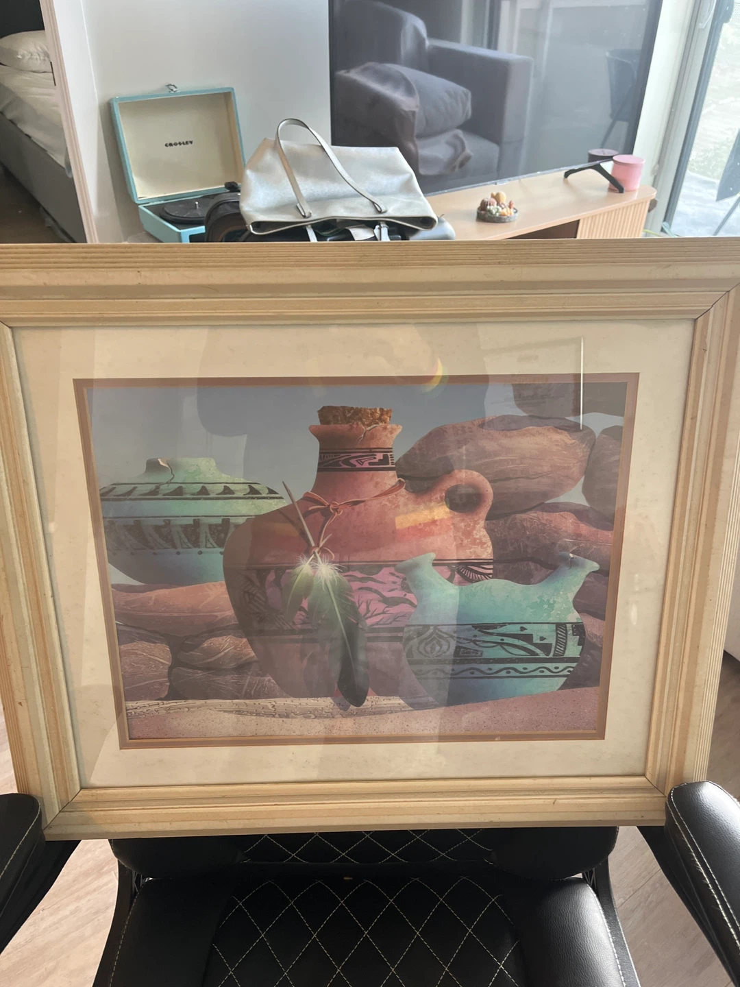Framed Southwestern Pottery Print