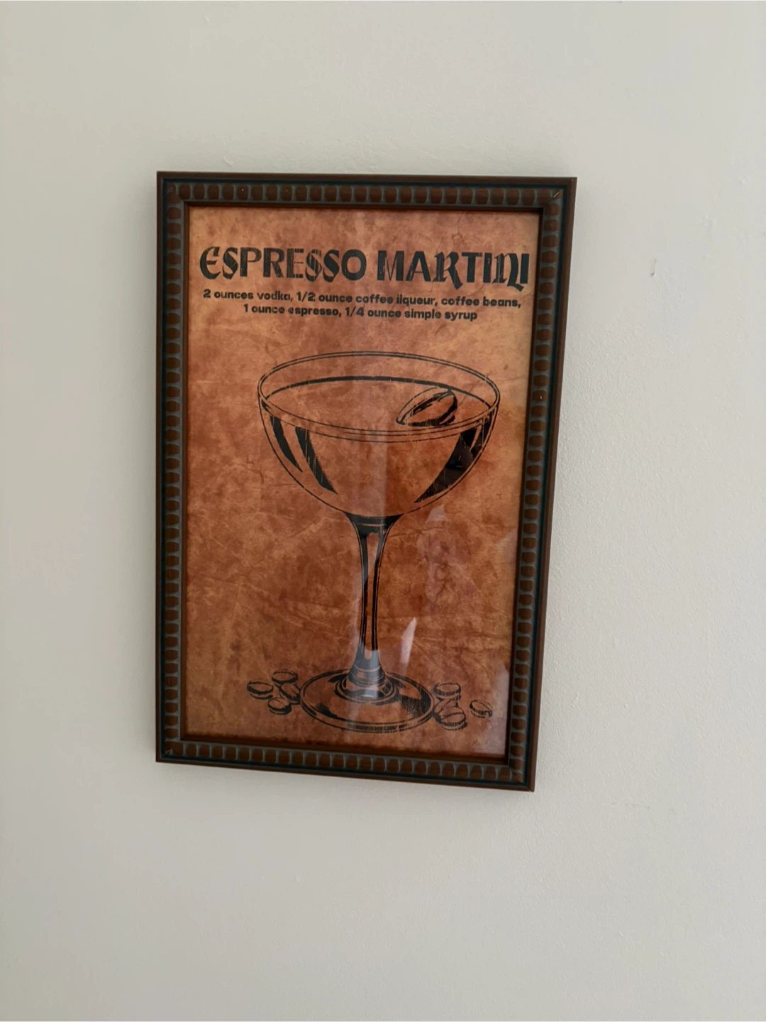 Espresso Martini framed art print