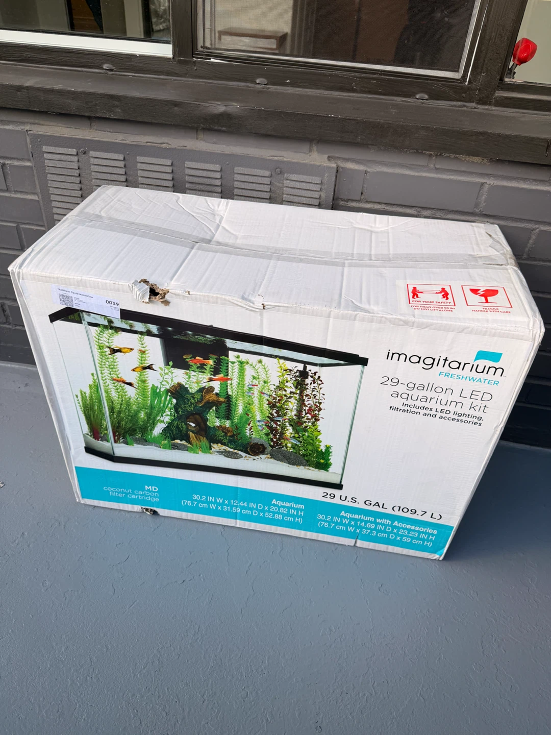 Imagitarium 29-Gallon LED Aquarium Kit