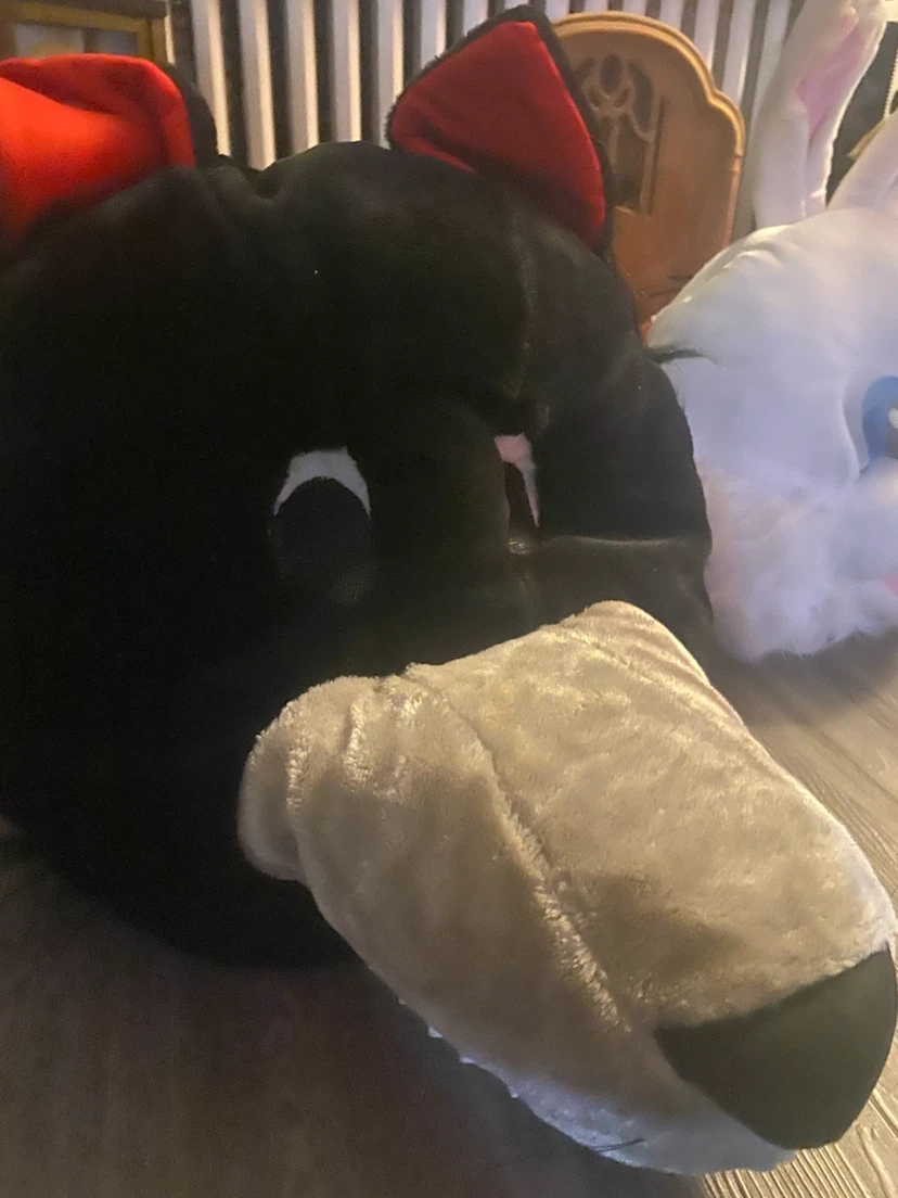 Set of 3 Plush Animal Heads $80each obo - photo 3