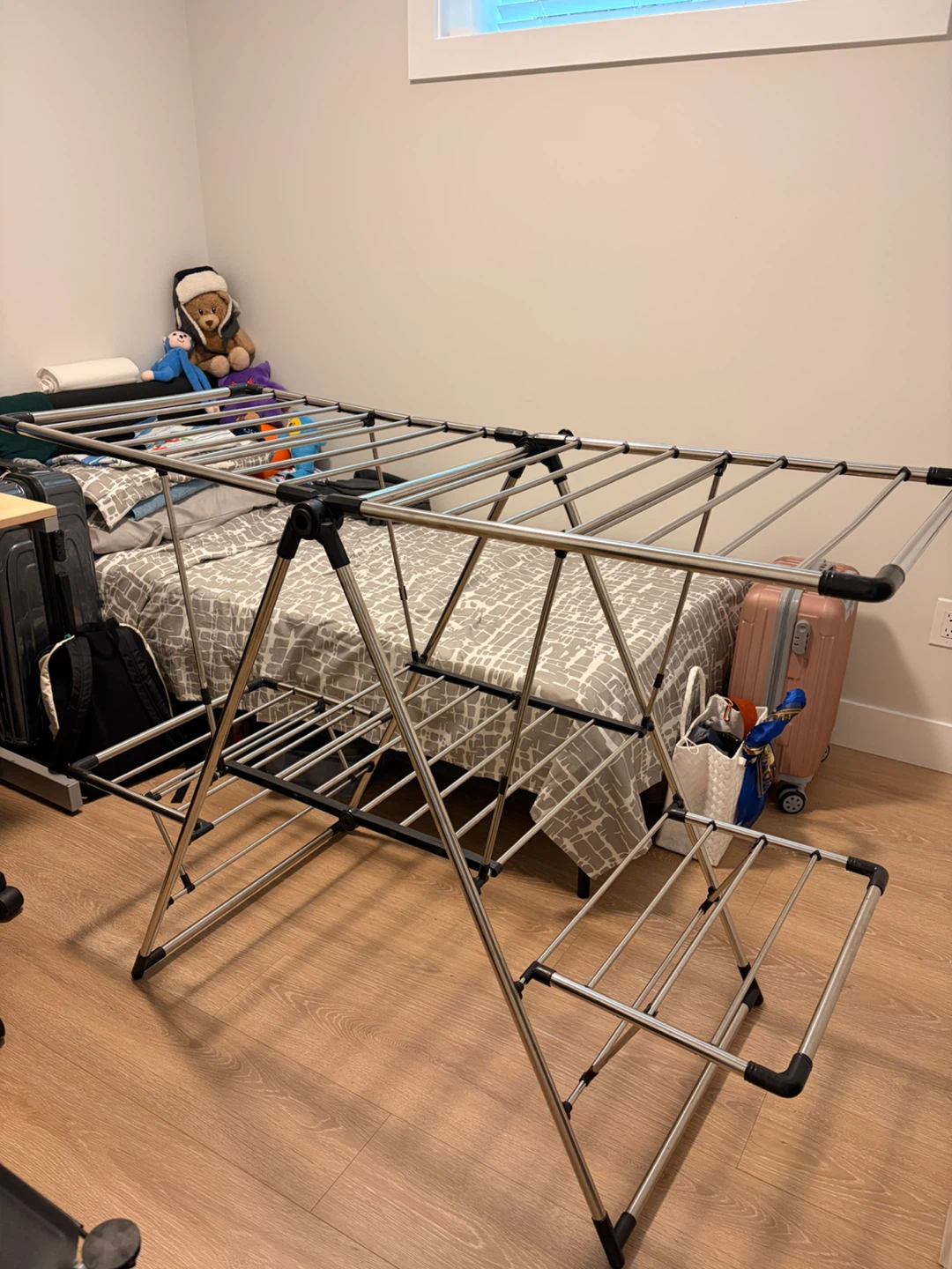 Collapsible Metal Clothes Drying Rack - photo 2