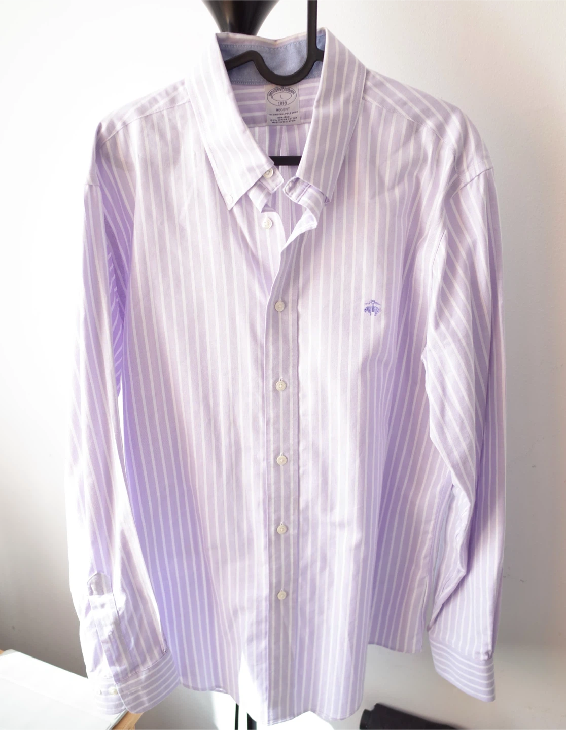 Brooks Brothers Oxford Button Down Stripe Shirt 166$ (L)