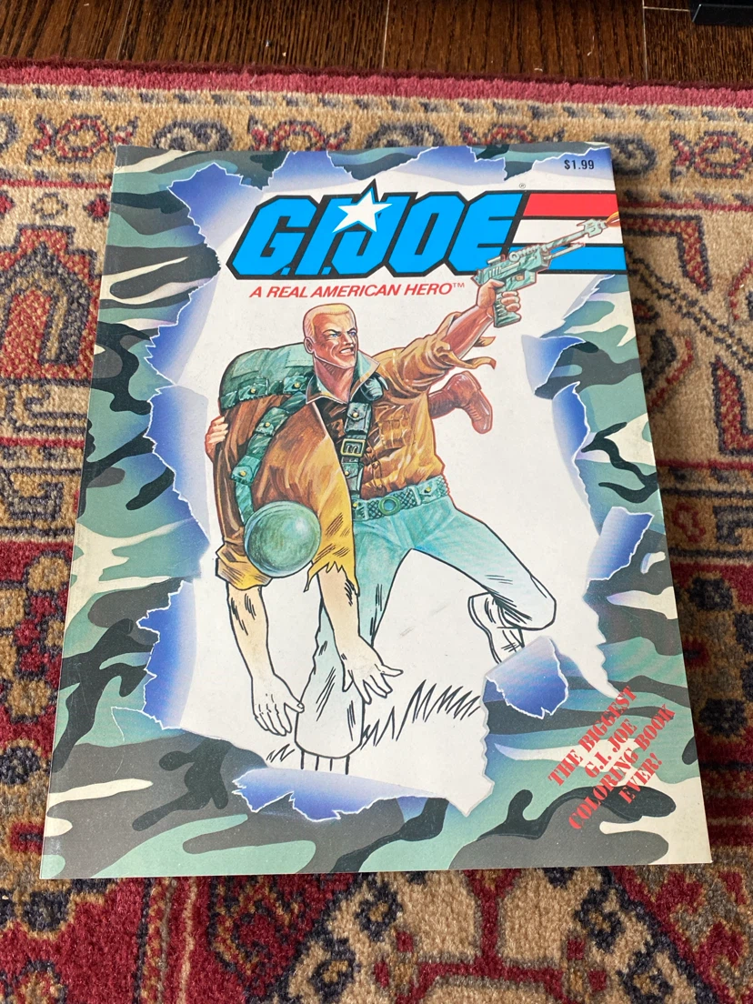 Vintage G.I. Joe A Real American Hero Coloring Book