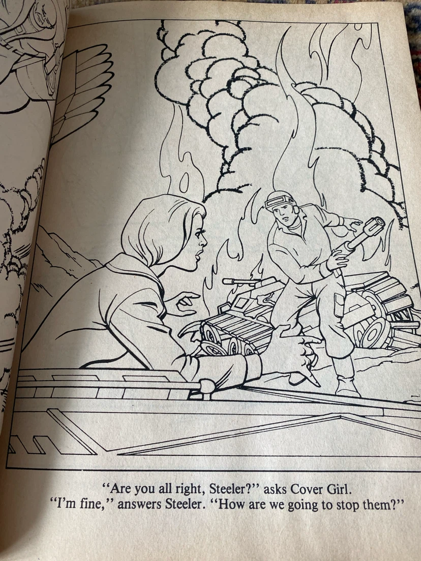 Vintage G.I. Joe A Real American Hero Coloring Book - photo 3